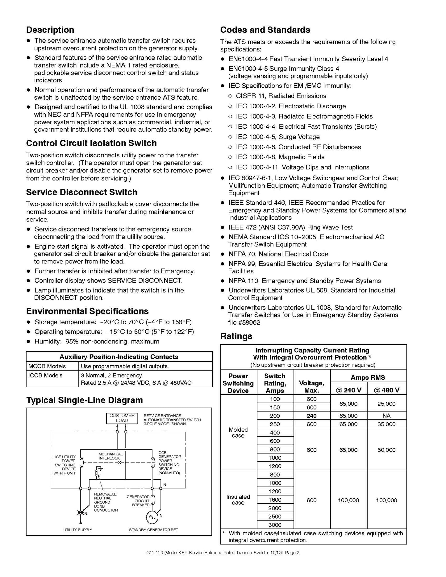 Kohler Transfer Switch 1000amp, Service Entry Rated model KEP-DMVA-1000-TQ