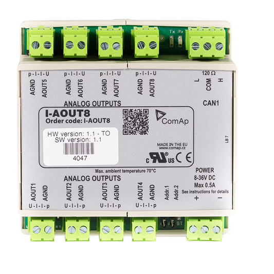 ComAp i-AOUT8 Analog Output Module